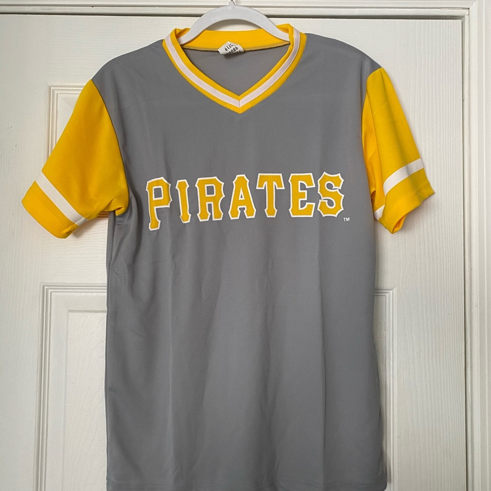 Pittsburgh Pirates jersey shirt iron on lettering